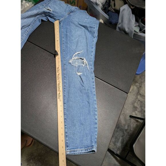 Old Navy High-Waisted O.G. Straight Ripped Tall Women's 8 - Picture 7 of 7